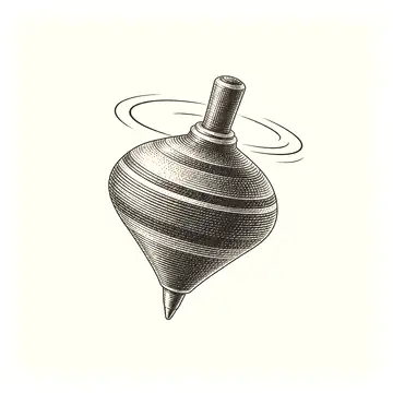 a loose spinning top